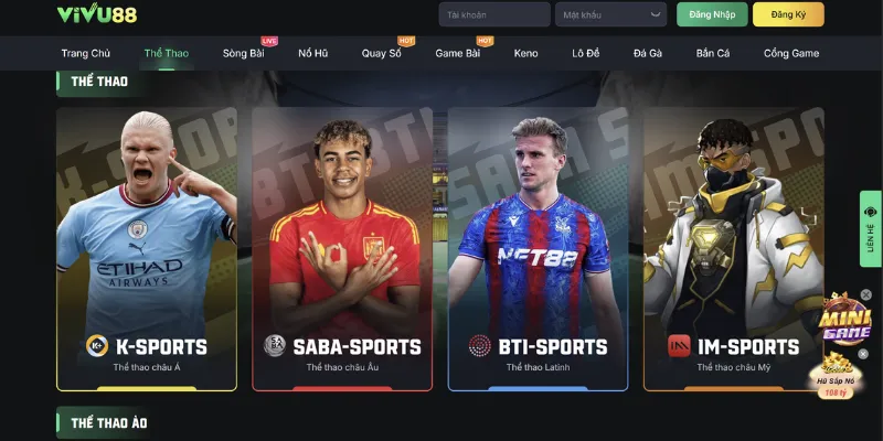 vivu88 nhà cái cá cược thể thao hàng đầu